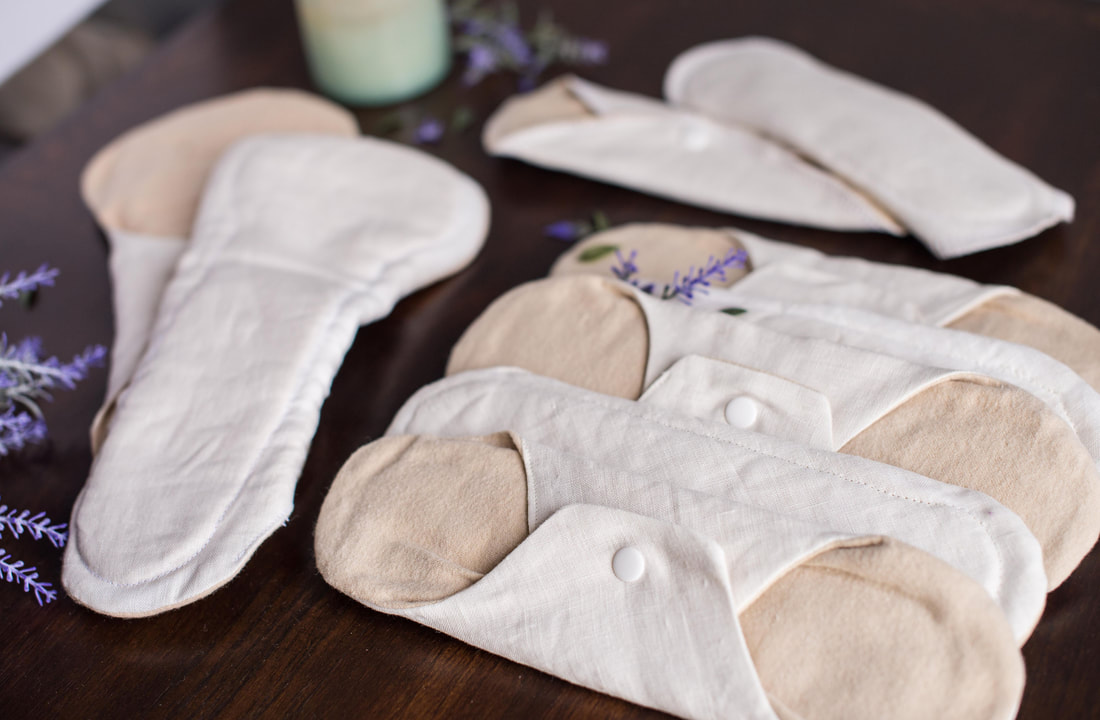 Shop: Linen Topped Menstrual Pads - Life-Giving Linen