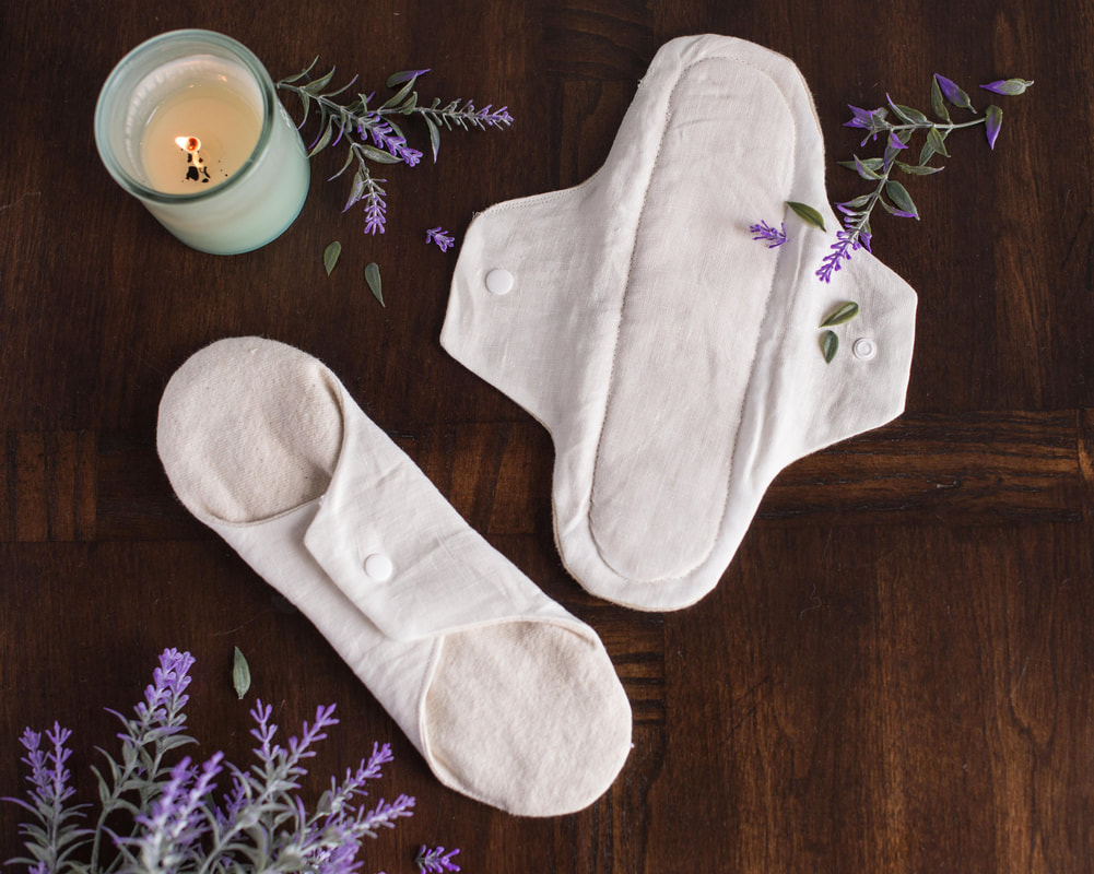 Shop: Linen Topped Menstrual Pads - Life-Giving Linen